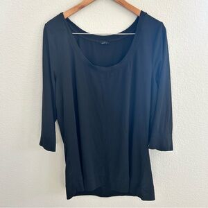 Torrid Quarter Sleeve Scoop Neck Top